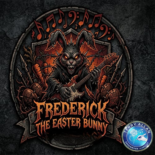 Artwork for Frederick the Easter Bunny by Terry Allan
